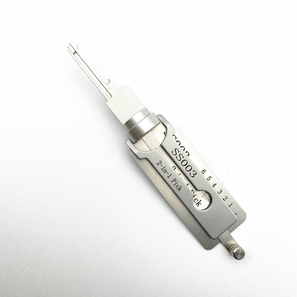 Lishi Style SS003 2-in-1 ISEO / S-Groove Lock Pick & Decoder