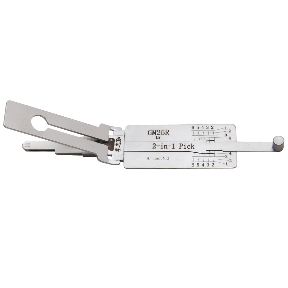 Lishi GM25R 2 in 1 Decoder and Pick for Kenworth, Briggs & Stratton Trucks