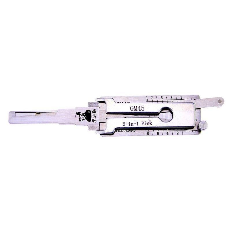Original Lishi GM45 Lock Pick 2 in 1 Decoder and Pick