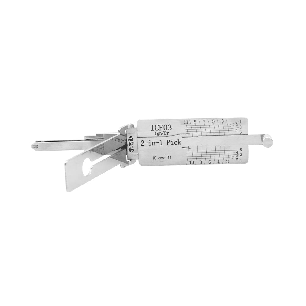 Lishi ICF03 2 in 1 Decoder and Pick for Ford