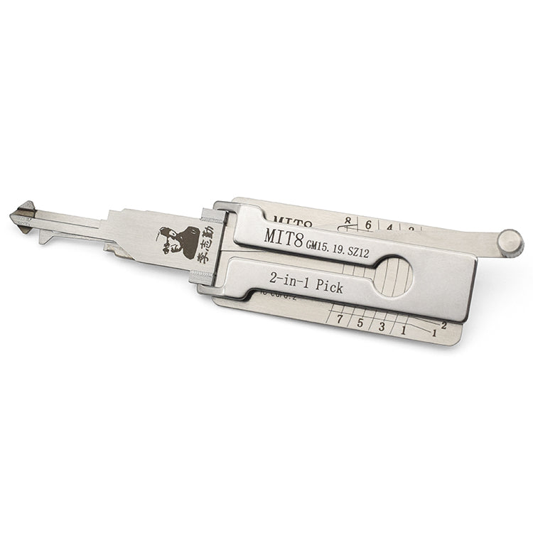Lishi MIT8(GM15/GM19/SZ12) 2 in 1 Decoder and Pick