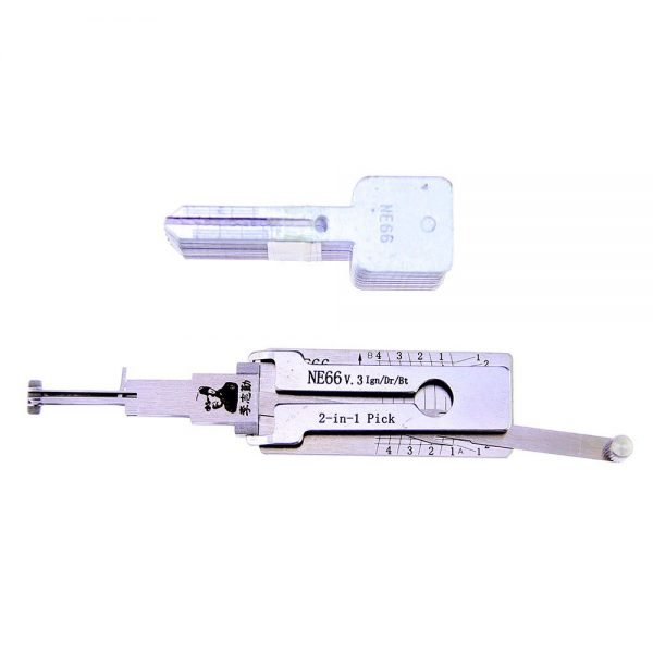 Lishi NE66 2 in 1 Decoder and Pick for VOLVO