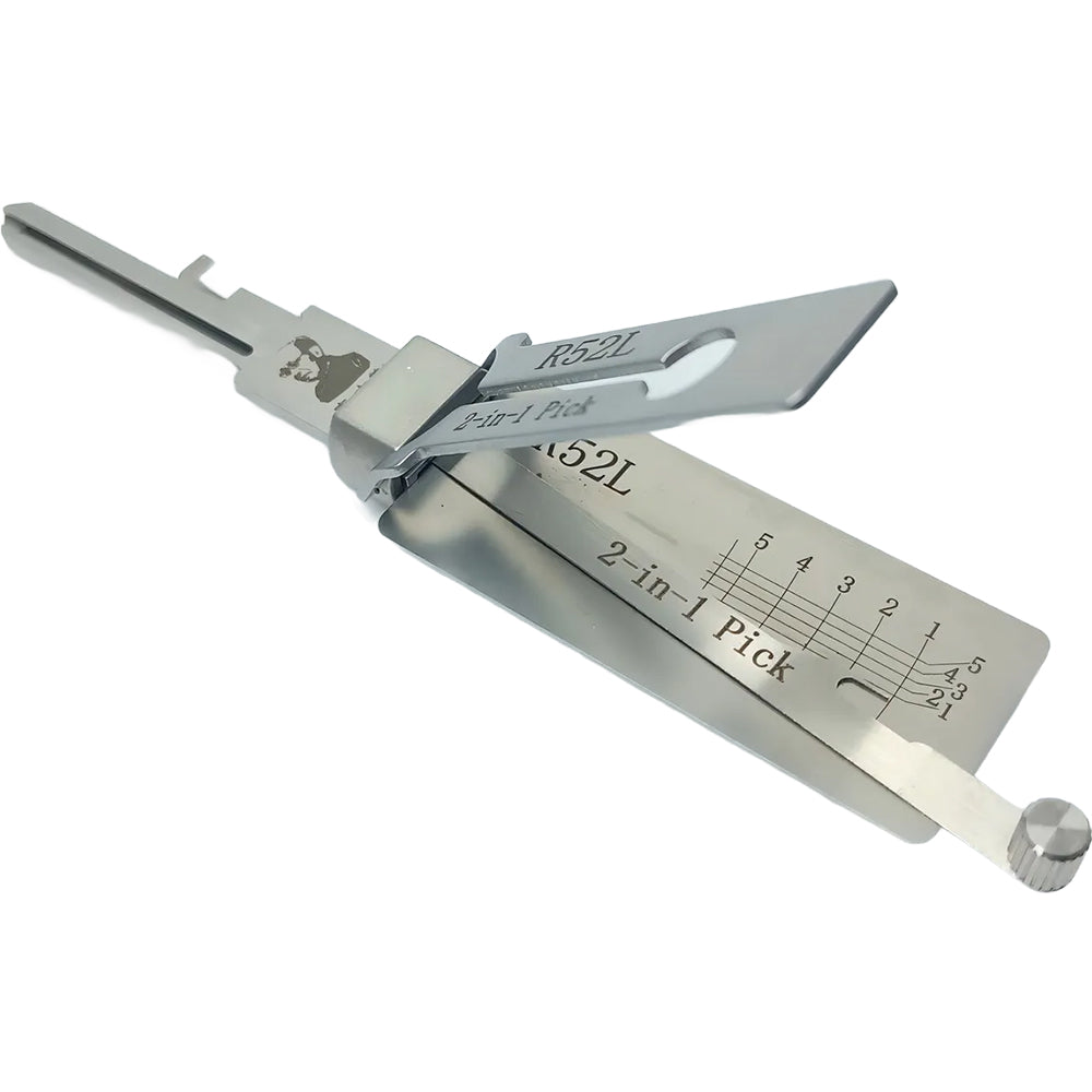 Lishi R52L (Lengthened) 2 in 1 Pick & Decoder for Long Philip Brand of Locks