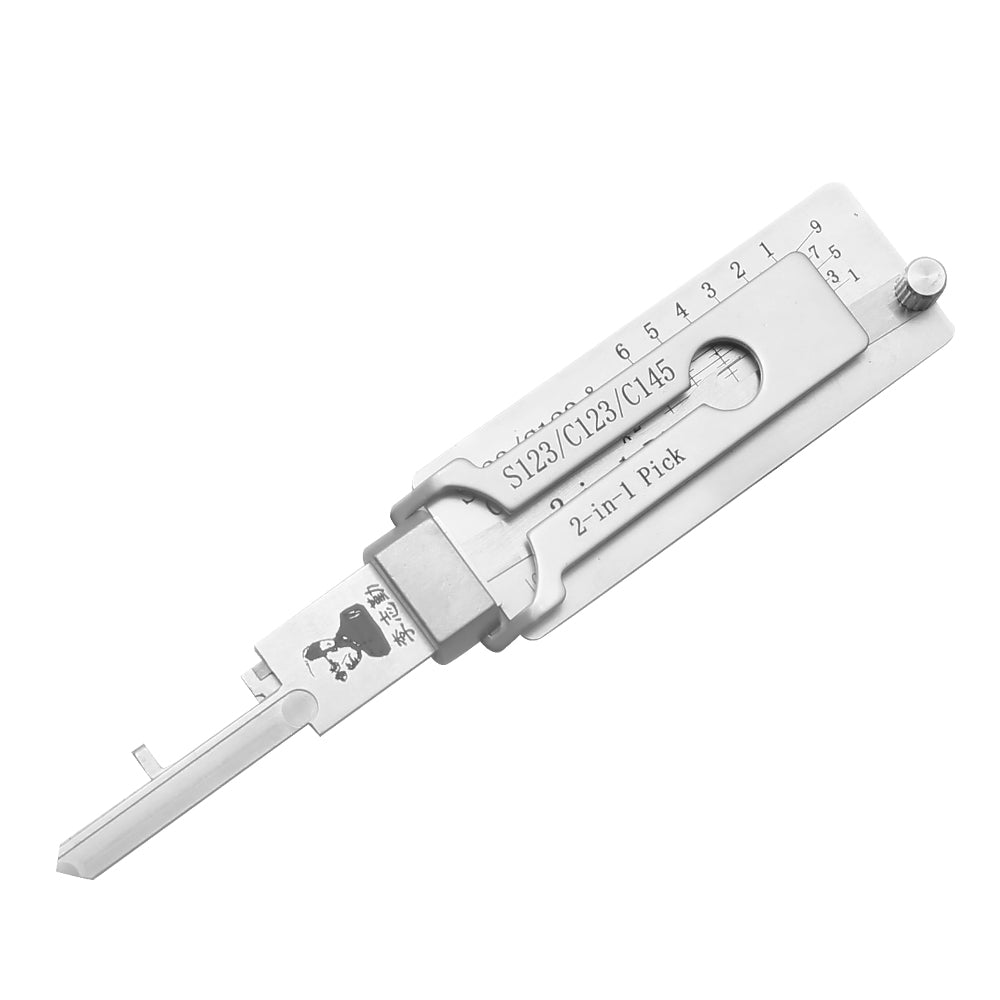 Lishi S123/C123/C145 2 in 1 Pick & Decoder for Schlage Everest Keyway