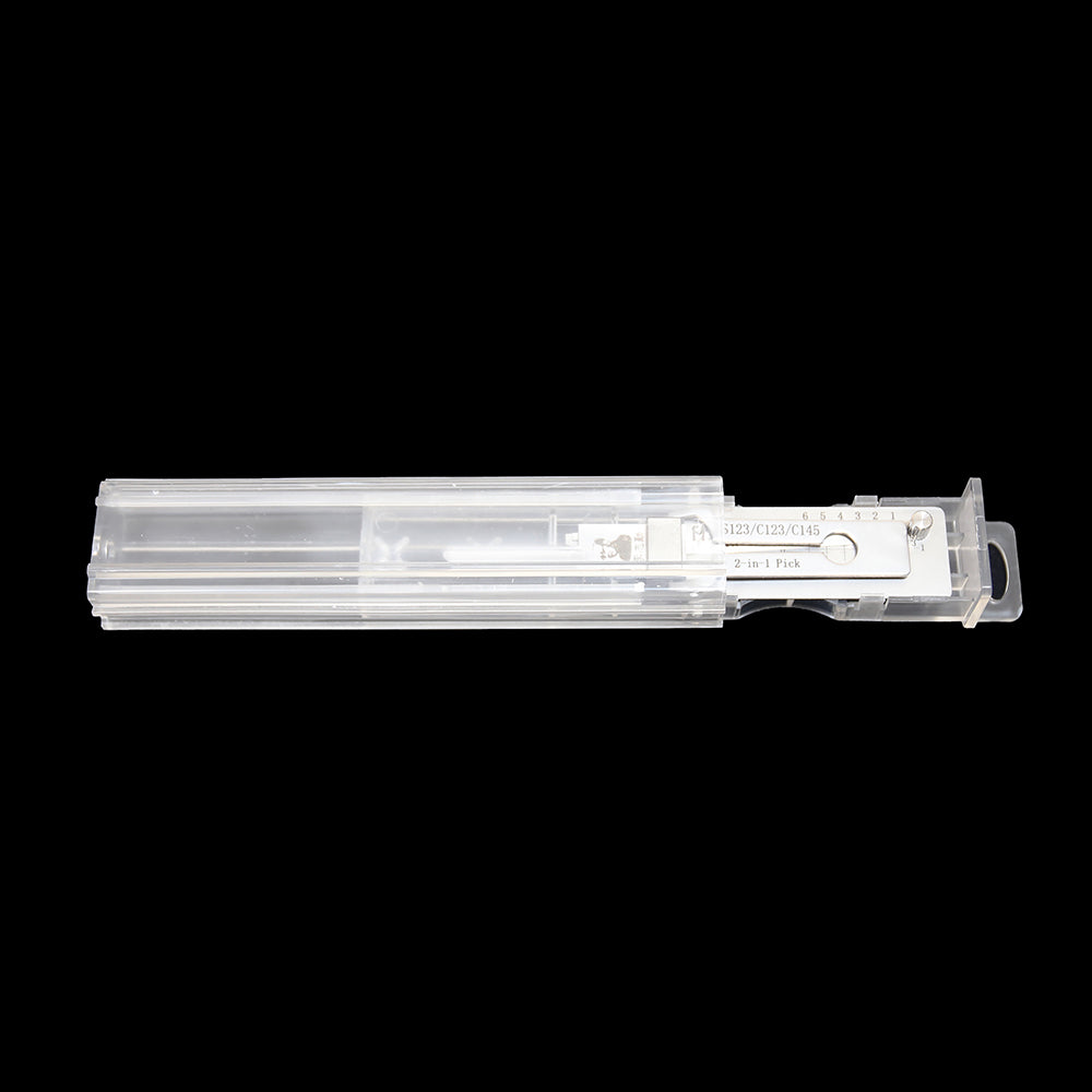 Lishi S123/C123/C145 2 in 1 Pick & Decoder for Schlage Everest Keyway