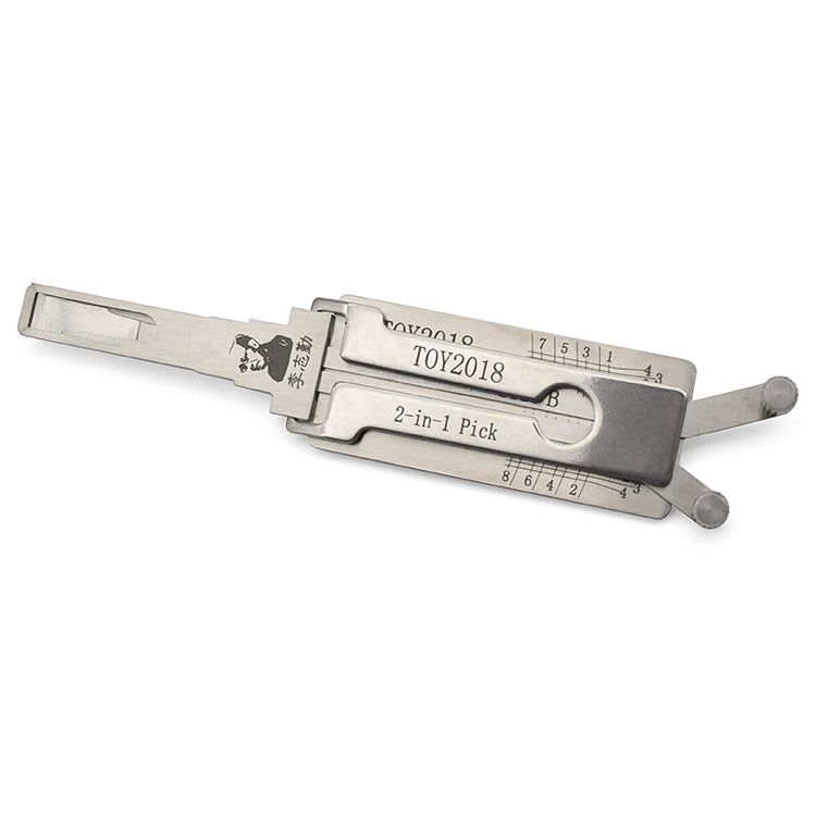 Lishi TOY2018 2 in 1 Decoder and Pick for Toyota 2018 Keyway