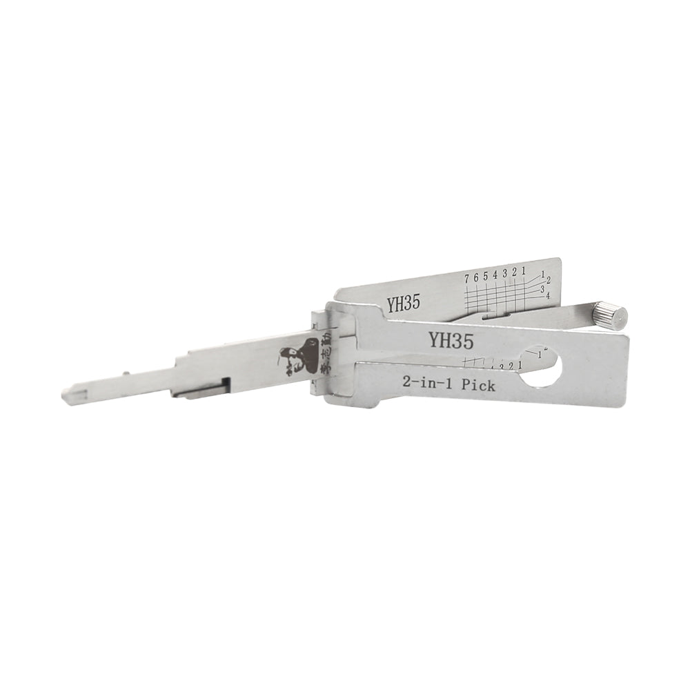 Lishi YH35 2 in 1 Decoder and Pick for Yamaha Motor Bikes (REVERSE OF YH35R)
