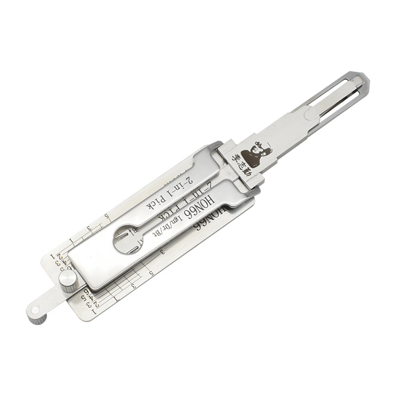 Original Authentic Lishi HON66 2 in 1 Car Door Lock Pick Decoder