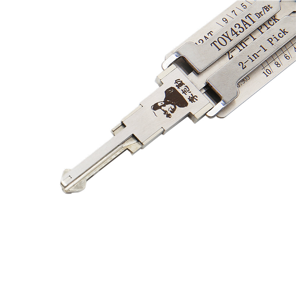 Original Authentic Lishi TOY43AT Toyota 2-in-1 Pick Decoder / DR & BT