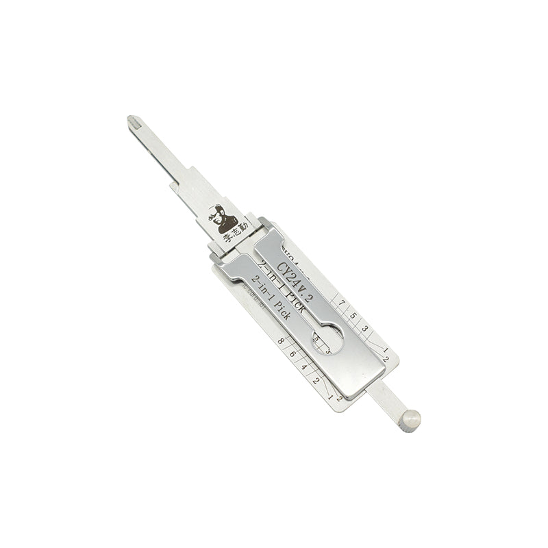 Original Automotive Lishi CY24 Lock Pick 2-in-1 Pick & Decoder - Chrysler
