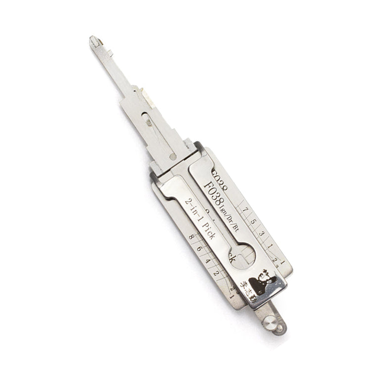 Original Automotive Lishi FO38 Lock Pick 2 in 1 Decoder and Pick - Ford