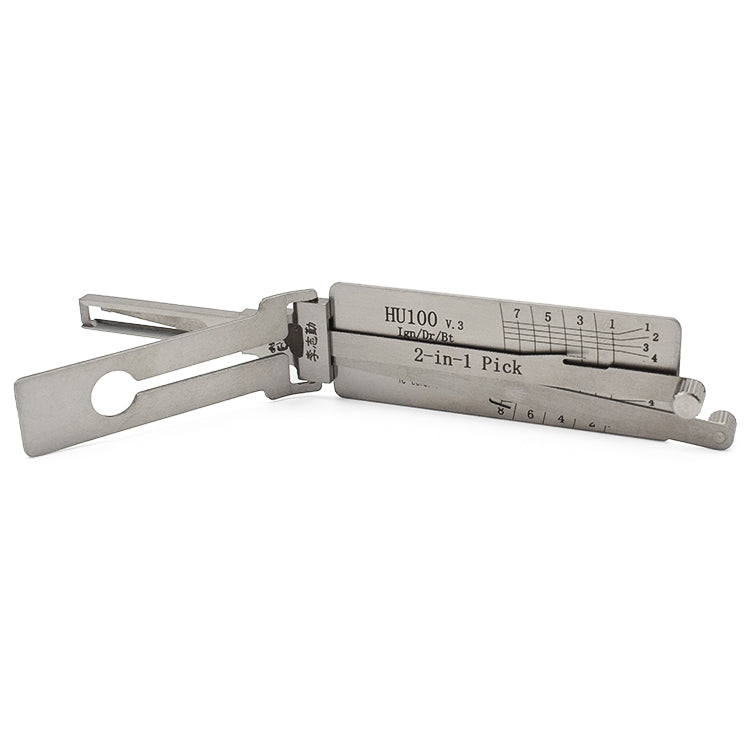 Original Automotive Lishi HU100 Lock Pick 2 in 1 Decoder and Pick - GM