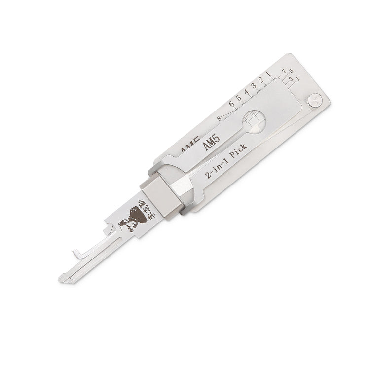 Original Lishi AM5 Lock Pick & Decoder for American Lock Padlocks Keyway