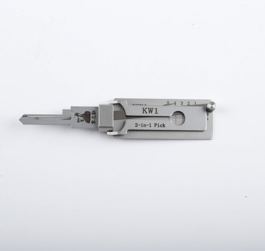 Original Lishi KW1 Lock Pick 2-in-1 Pick for 5-Pin Kwikset Keyway