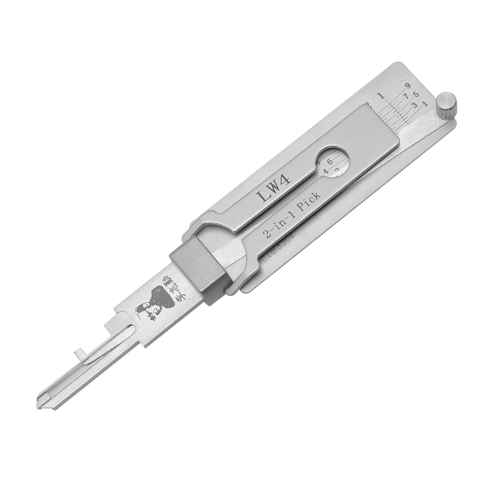 Original Lishi LW4 Lock Pick 2-in-1 Pick & Decoder for Australian Lock