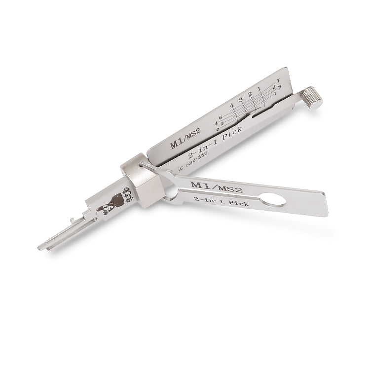 Original Lishi M1/MS2 Lock Pick 2-in-1 Pick & Decoder for Master Lock Padlocks Keyway