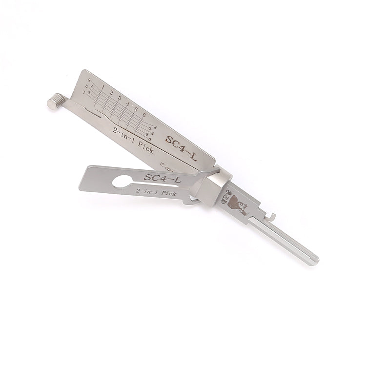 Original Lishi SC4-L Lock Pick & Decoder for 6-Pin Schlage Keyway
