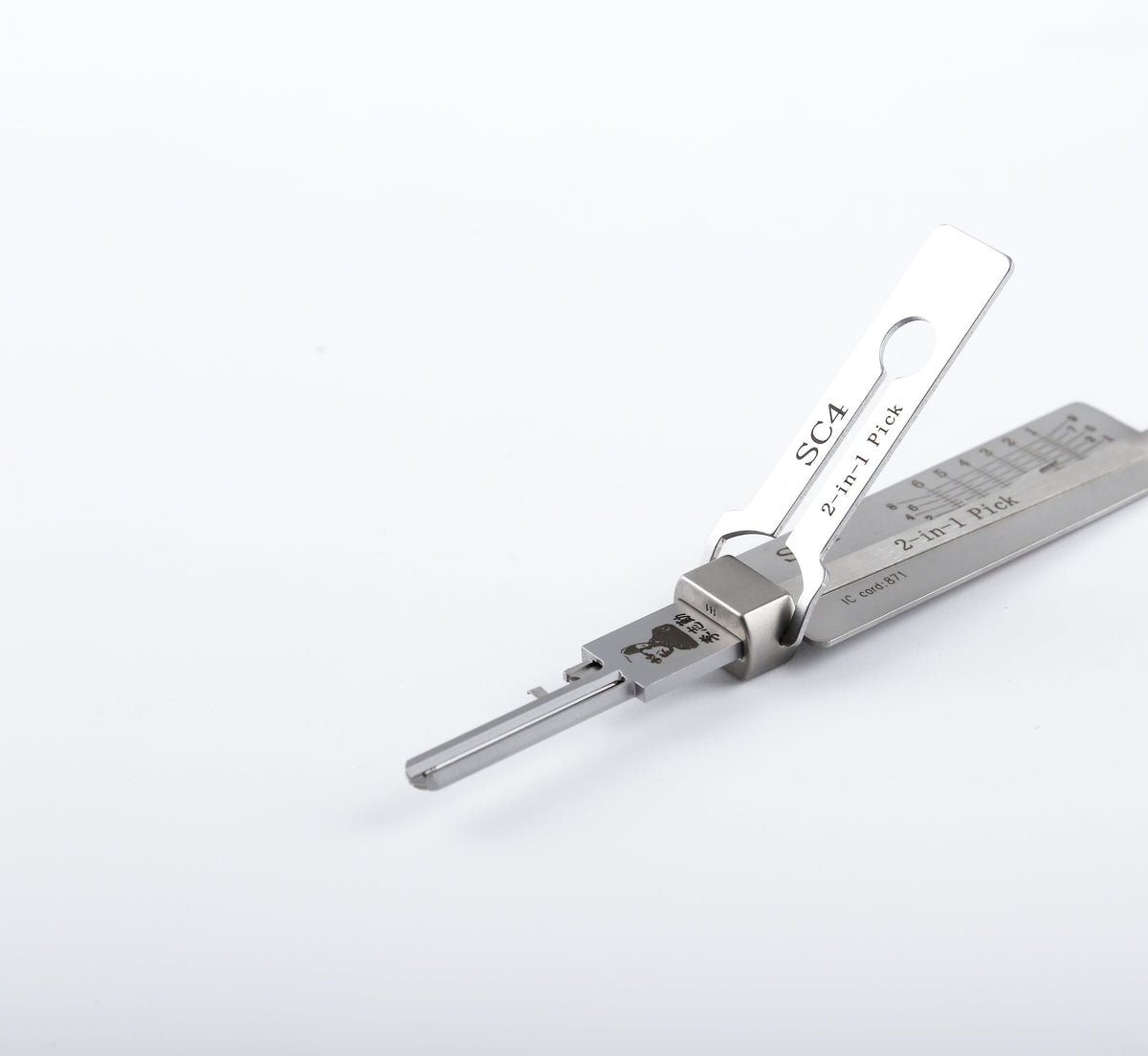 Original Lishi SC4 Lock Pick 2-in-1 Pick for 6-Pin Schlage Keyway