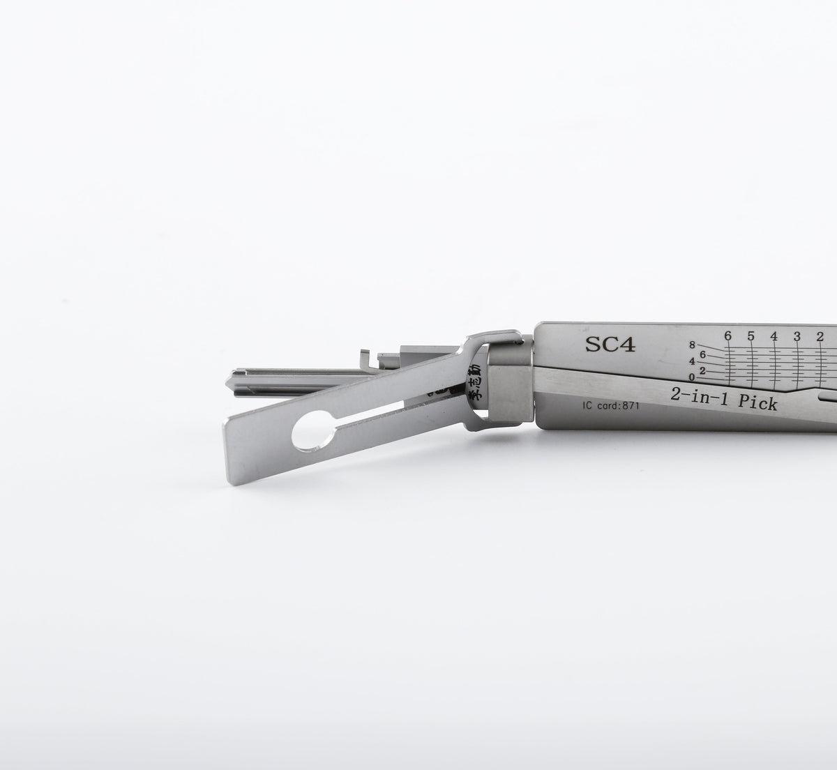 Original Lishi SC4 Lock Pick 2-in-1 Pick for 6-Pin Schlage Keyway