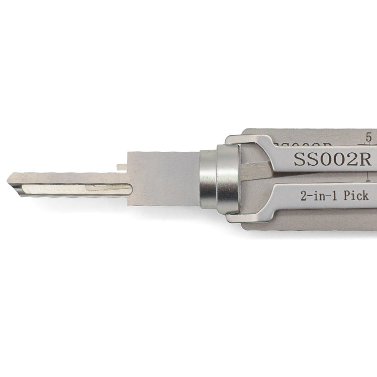 Lishi Style SS002R 2-in-1 S-Groove Lock Pick & Decoder Tool