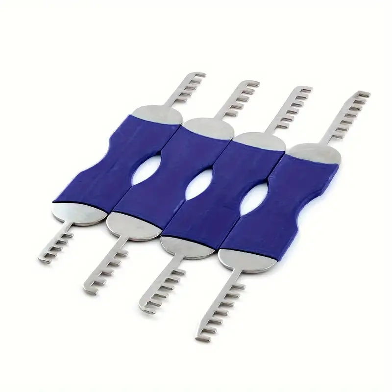 KLOM 4 Piece Lock Pick Set Comb Padlock Picks