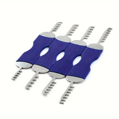 KLOM 4 Piece Lock Pick Set Comb Padlock Picks