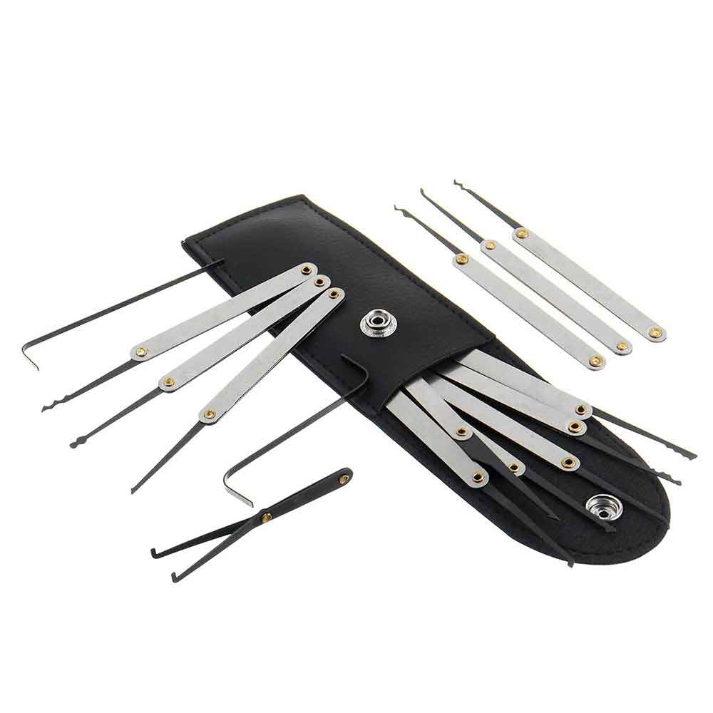 25 Piece Locksmith Unlocking Lock Pick Tool Kits