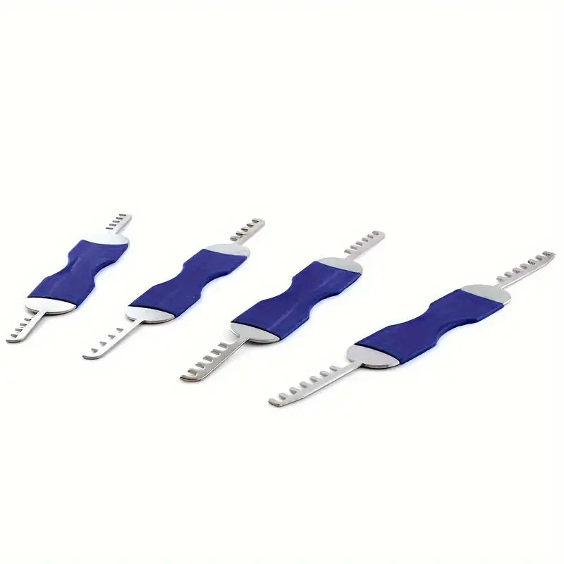 KLOM 4 Piece Lock Pick Set Comb Padlock Picks