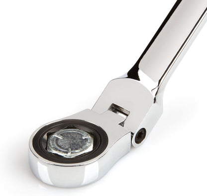 17 x 19 mm Extra Long Flex Head Ratcheting Box End Wrench