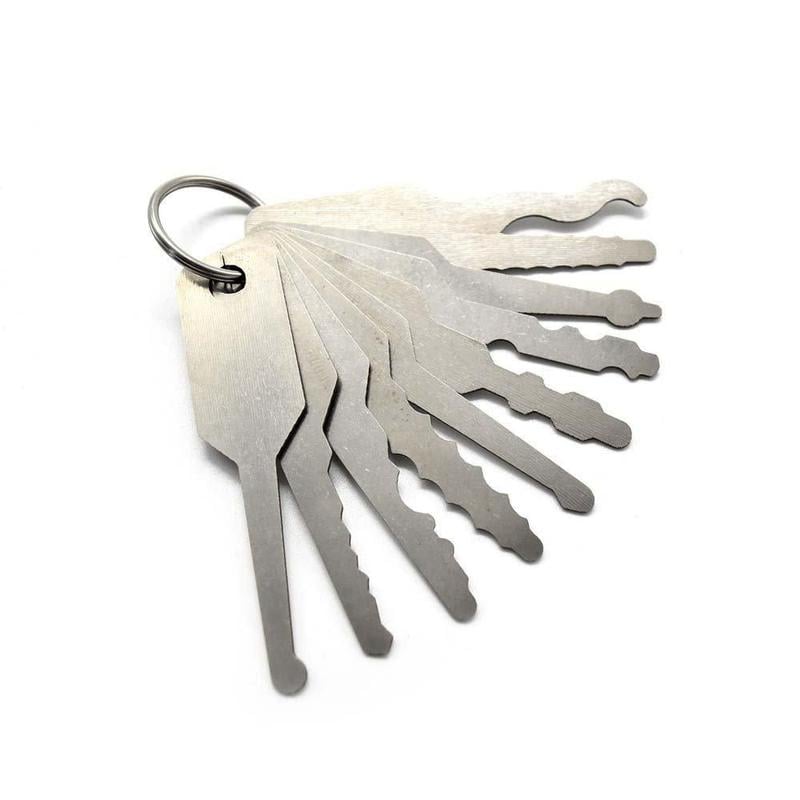 10 Piece Jiggler Keys Set for Car