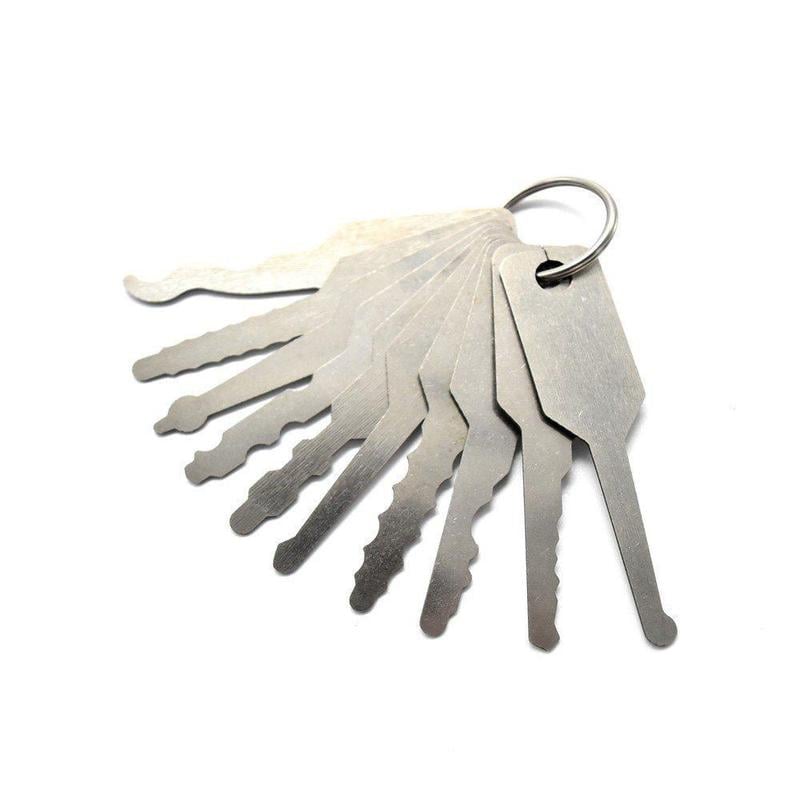 10 Piece Jiggler Keys Set for Car