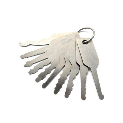 10 Piece Jiggler Keys Set for Car