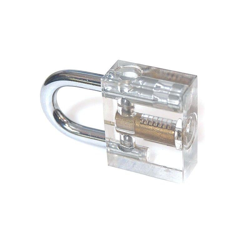 Disc Detainer Practice Padlock with Lock Pick Training Aid