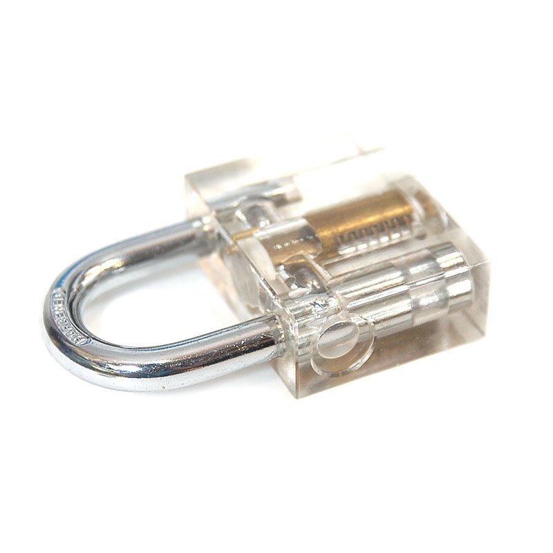 Disc Detainer Practice Padlock with Lock Pick Training Aid
