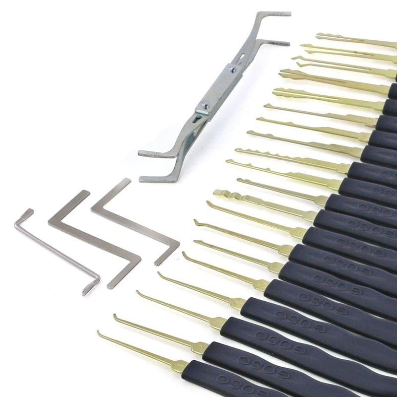 24 Pieces Lock Pick Set Locksmith Tool