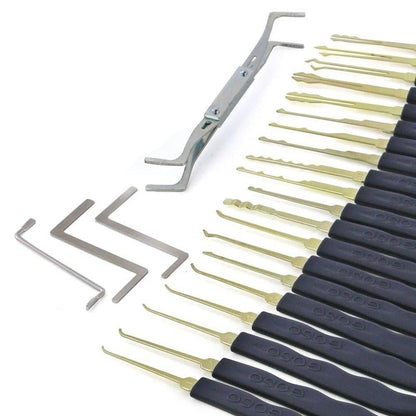24 Pieces Lock Pick Set Locksmith Tool
