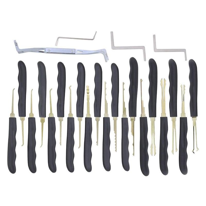 24 Pieces Lock Pick Set Locksmith Tool