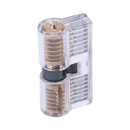 Dimple Lock Pick Set with Transparent Practice Lock Bundle