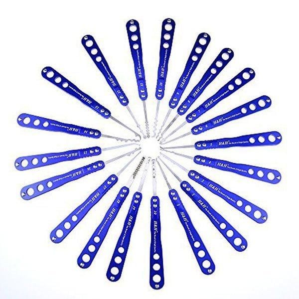 29 in 1 Lock Picking Kit Transparent Practice Padlock Bundle