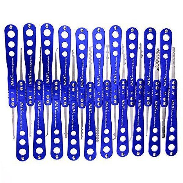 29 in 1 Lock Picking Kit Transparent Practice Padlock Bundle