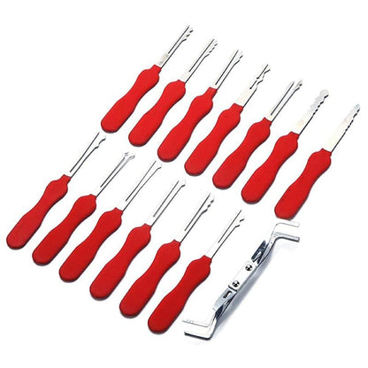 13 Double Sided Wafer Lock Rake Pick Tool
