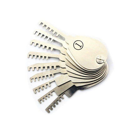 9 Piece HUK Comb Lock Pick Set