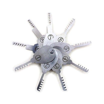 9 Piece HUK Comb Lock Pick Set