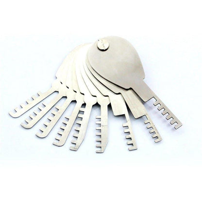9 Piece HUK Comb Lock Pick Set
