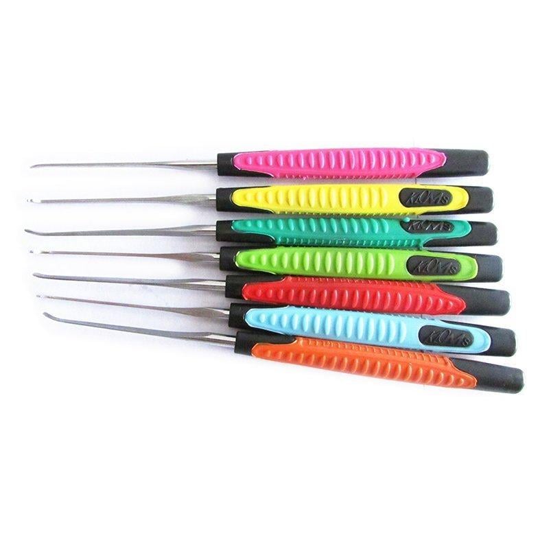 KLOM Colorful Handle Premium 7 Piece Hook Lock Pick Set
