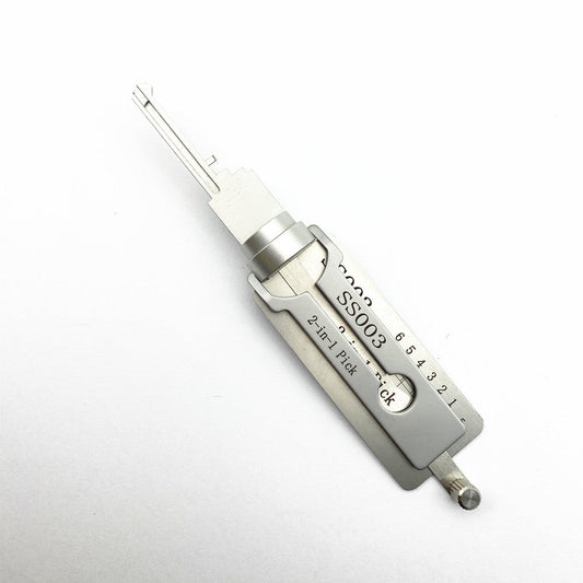 Lishi Style SS003 2-in-1 ISEO / S-Groove Lock Pick & Decoder