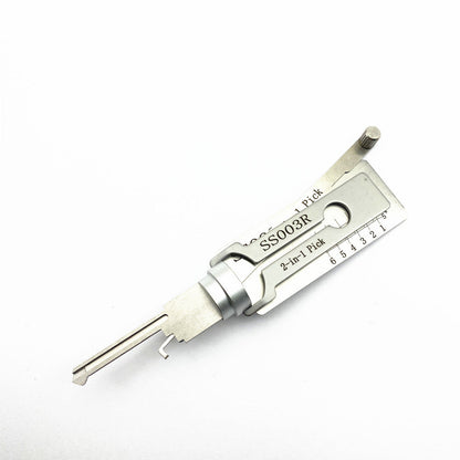 Lishi Style SS003R 2-in-1 ISEO / S-Groove Lock Pick & Decoder