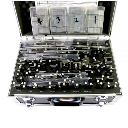 Lishi 2-in-1 Decoder and Pick 102 Pieces Full Set w/ Storage Case
