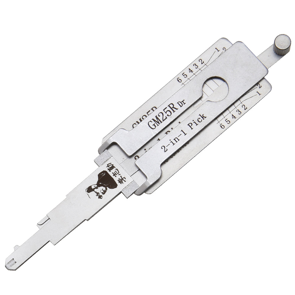 Lishi GM25R 2 in 1 Decoder and Pick for Kenworth, Briggs & Stratton Trucks