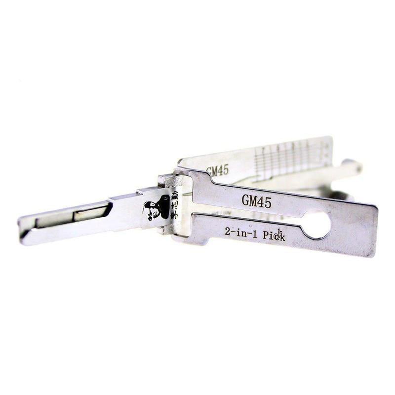 Original Lishi GM45 Lock Pick 2 in 1 Decoder and Pick